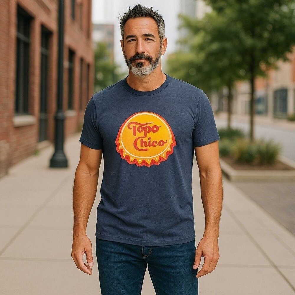 Bella Canvas Men's Topo Chico Tee Size M